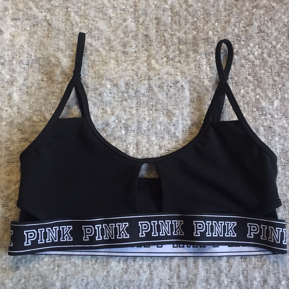 Victoria's Secret Pink Black BRALETTE